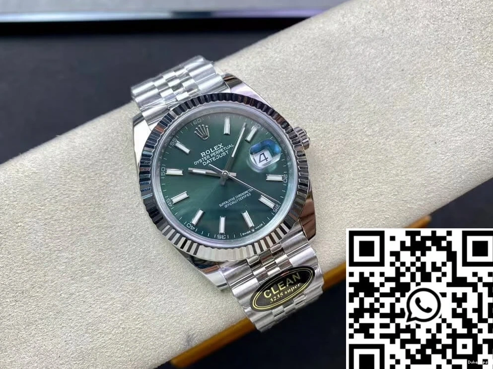 Dial M126334-0027 Datejust Factory Rolex Clean Green Mint 0510